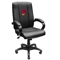 Black Heat Check Gaming Logo Office Chair 1000