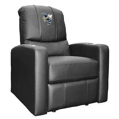 Black Georgia Tech Yellow Jackets Team Logo Stealth Manual Recliner