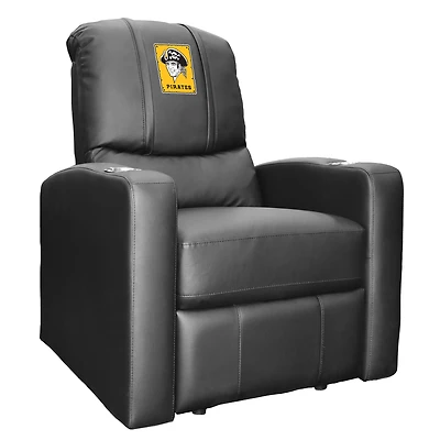 Black Pittsburgh Pirates Logo Stealth Manual Recliner