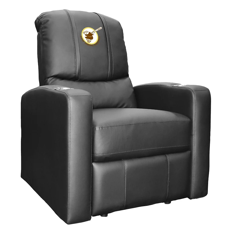 Black San Diego Padres Logo Stealth Manual Recliner