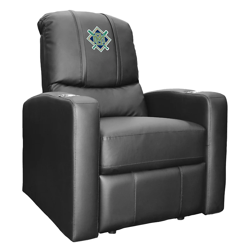 Black Milwaukee Brewers Logo Stealth Manual Recliner
