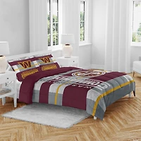 Washington Commanders Heathered Stripe 3-Piece Full/Queen Bed Set