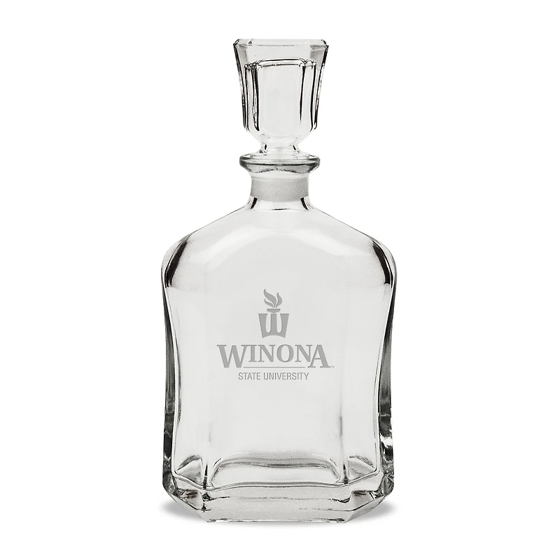 Winona State Warriors 23.75oz. Crystal Whisky Decanter