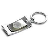 Silver Endicott College Key Ring