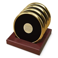 Gold Central Ohio Technical College -Piece Coaster Set