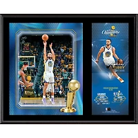 Fanatics Authentic Stephen Curry Golden State Warriors 2022 NBA Finals Champions 12'' x 15'' Sublimated Player Plaque