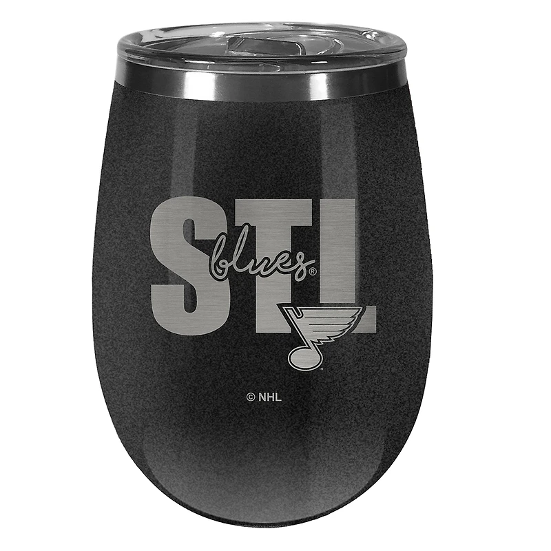 St. Louis Blues 10oz. Onyx Wine Tumbler