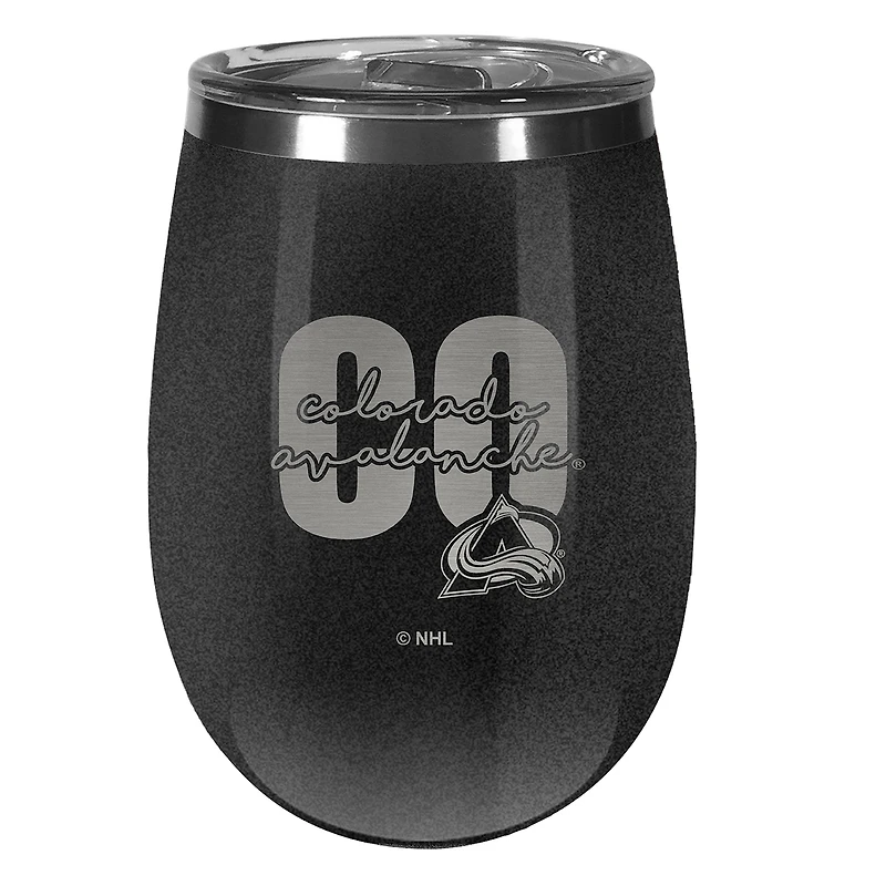 Colorado Avalanche 10oz. Onyx Wine Tumbler