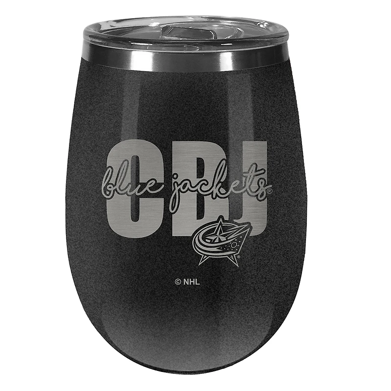 Columbus Blue Jackets 10oz. Onyx Wine Tumbler