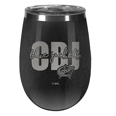 Columbus Blue Jackets 10oz. Onyx Wine Tumbler