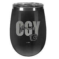 Calgary Flames 10oz. Onyx Wine Tumbler