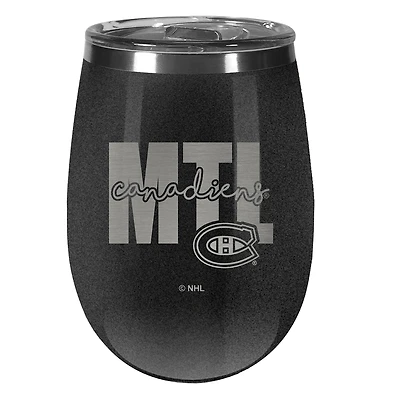 Montreal Canadiens 10oz. Onyx Wine Tumbler