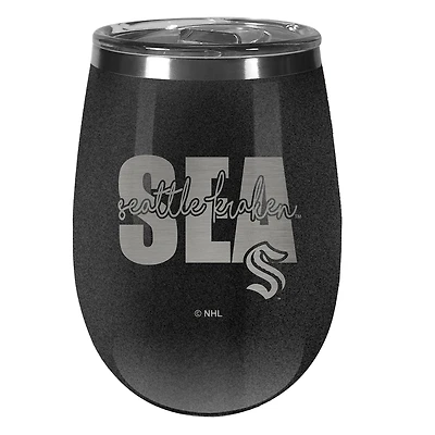 Seattle Kraken 10oz. Onyx Wine Tumbler