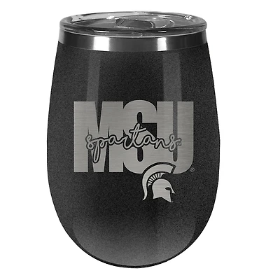 Michigan State Spartans 10oz. Onyx Wine Tumbler