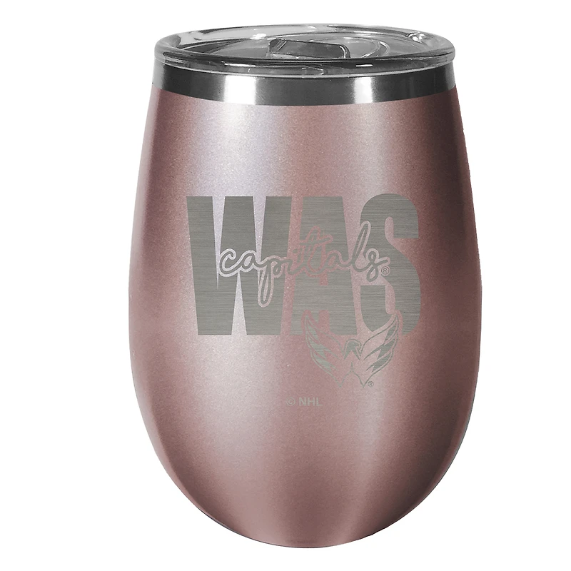 Washington Capitals 10oz. Rose Gold Wine Tumbler