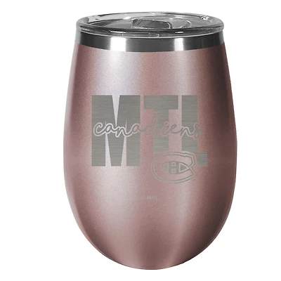 Montreal Canadiens 10oz. Rose Gold Wine Tumbler