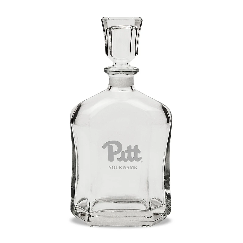 Pitt Panthers Personalized 23.75oz. Crystal Whiskey Decanter