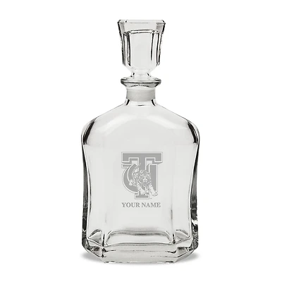Tuskegee Golden Tigers Personalized 23.75oz. Crystal Whiskey Decanter
