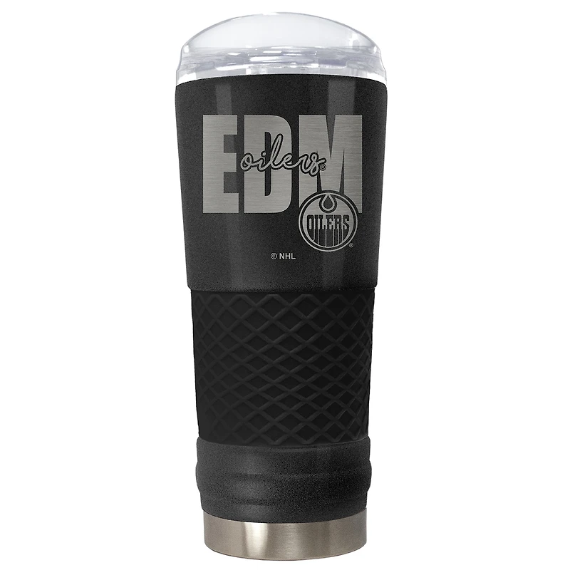 Edmonton Oilers 24oz. Draft Onyx Tumbler