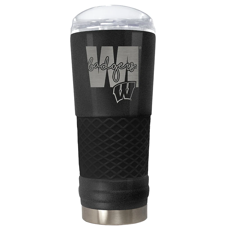 Wisconsin Badgers 24oz. Draft Onyx Tumbler