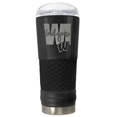 Wisconsin Badgers 24oz. Draft Onyx Tumbler