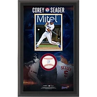 Corey Seager Texas Rangers Autographed Baseball Shadow Box