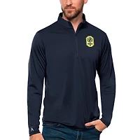 Men's Antigua Navy Nashville SC Tribute Quarter-Zip Pullover Top