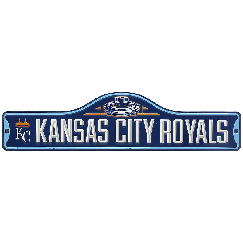 Kansas City Royals 5'' x 20'' Metal Street Sign