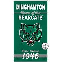 Green Binghamton Bearcats 11'' x 20'' Home Of The Sign