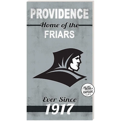 Silver Providence Friars 11'' x 20'' Home Of The Sign