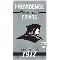Silver Providence Friars 11'' x 20'' Home Of The Sign