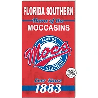 Scarlet Florida Southern Moccasins 11'' x 20'' Home Of The Sign