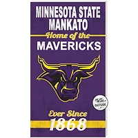 Purple Minnesota State Mavericks 11'' x 20'' Home Of The Sign
