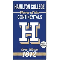 Blue Hamilton Continentals 11'' x 20'' Home Of The Sign
