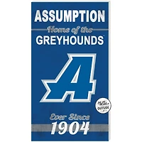 Blue Assumption Greyhounds 11'' x 20'' Home Of The Sign
