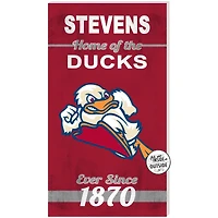 Red Stevens Institute of Technology Ducks 11'' x 20'' Home Of The Sign