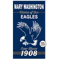 Navy University of Mary Washington Eagles 11'' x 20'' Home Of The Sign