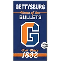 Blue Gettysburg Bullets 11'' x 20'' Home Of The Sign