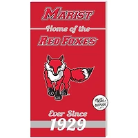 Red Marist Red Foxes 11'' x 20'' Home Of The Sign