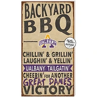 Brown UAlbany Great Danes 11'' x 20'' Indoor/Outdoor BBQ Sign