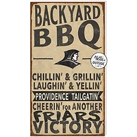 Brown Providence Friars 11'' x 20'' Indoor/Outdoor BBQ Sign