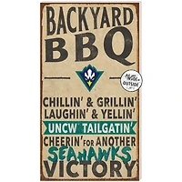 Brown UNC Wilmington Seahawks 11'' x 20'' Indoor/Outdoor BBQ Sign