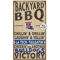 Brown Louisiana Tech Bulldogs 11'' x 20'' Indoor/Outdoor BBQ Sign