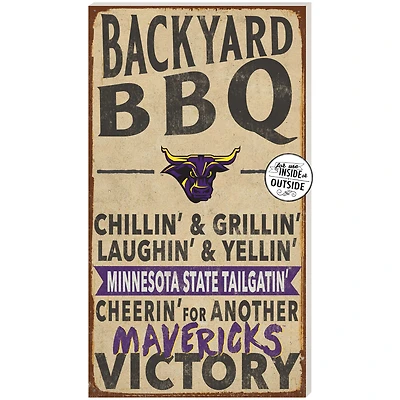 Brown Minnesota State Mavericks 11'' x 20'' Indoor/Outdoor BBQ Sign