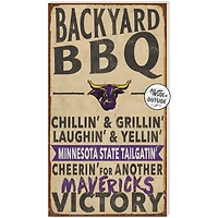 Brown Minnesota State Mavericks 11'' x 20'' Indoor/Outdoor BBQ Sign