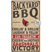 Brown Catholic University Cardinals 11'' x 20'' Indoor/Outdoor BBQ Sign