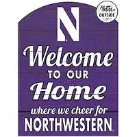 Purple Northwestern Wildcats 16'' x 22'' Marquee Sign