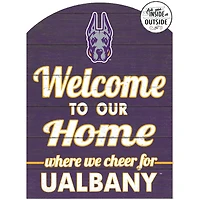 Purple UAlbany Great Danes 16'' x 22'' Marquee Sign