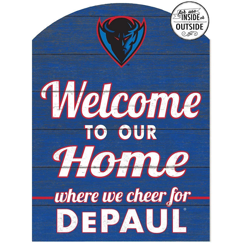 Blue DePaul Blue Demons 16'' x 22'' Marquee Sign