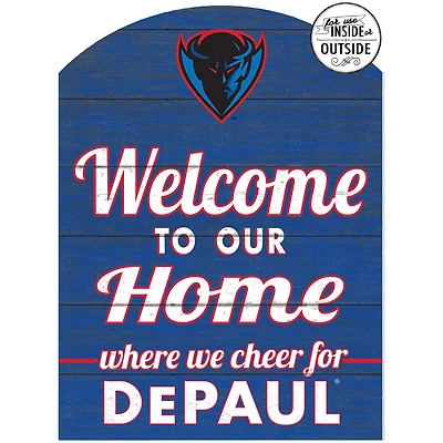 Blue DePaul Blue Demons 16'' x 22'' Marquee Sign